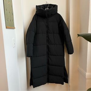 Zara Extra Long Puffer Coat